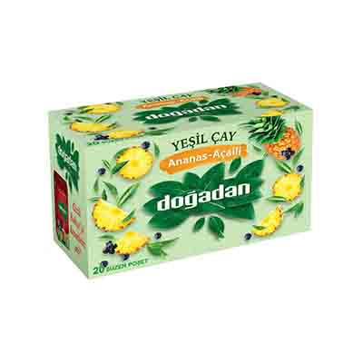DOGADAN YESIL CAY ACAI-ANANAS 12X20X35GR