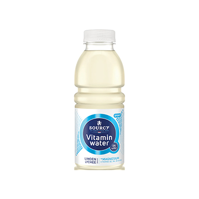 SOURCY VITAMINWATER LIMOEN LYCHEE  6X500ML