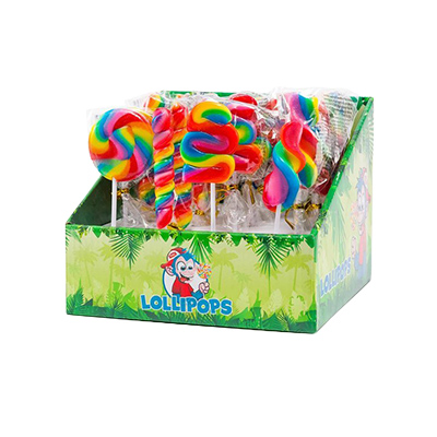 DR SWEET RAINBOW LOLLY 24ST DISPLAY